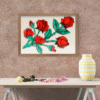Red bunch of roses