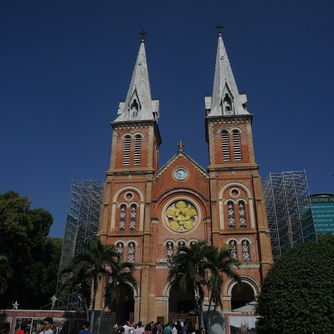 Notre Dame Cathedral Saigon in Vietnam